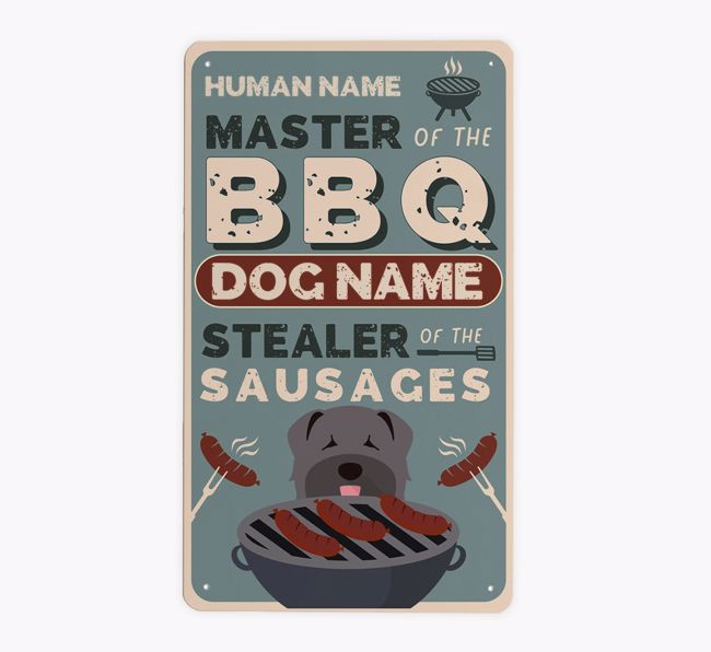 BBQ: Personalised {breedFullName} Metal Sign